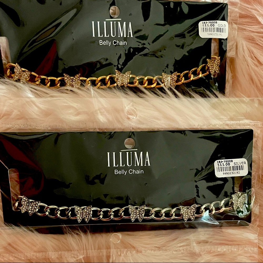 Butterfly belly chains